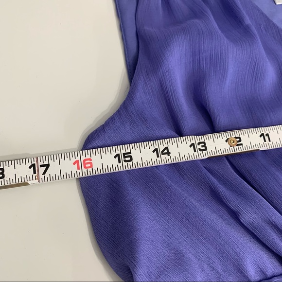 Motherhood Maternity Dress Periwinkle Blue Chiffon Sleeveless Dress Small NWT - Picture 6 of 14